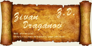 Živan Draganov vizit kartica